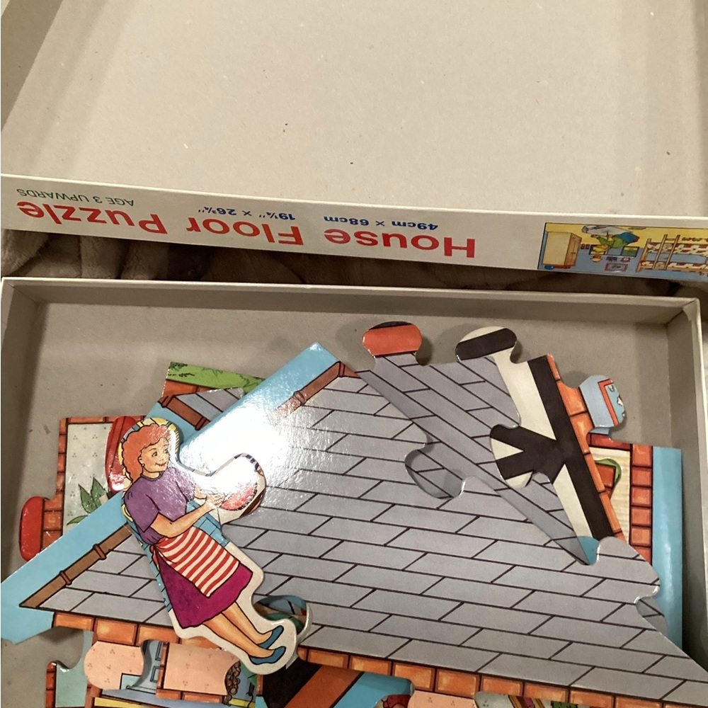 House Floor Puzzle - 22 Pieces 1980s - Picture 5 of 10